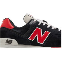 New Balance 574 Rugged Black Red