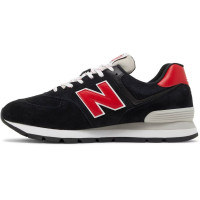 New Balance 574 Rugged Black Red