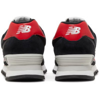 New Balance 574 Rugged Black Red