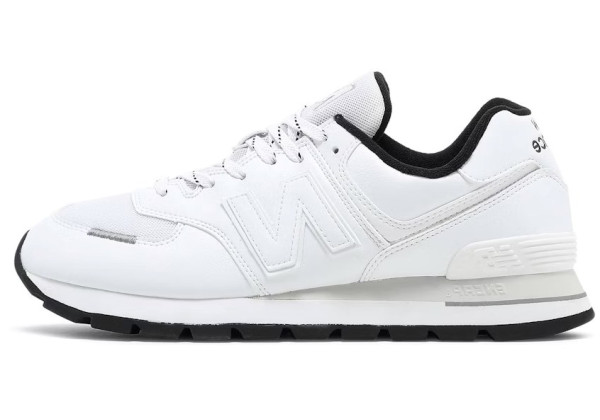 New Balance 574 Rugged White Black