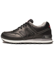 Кроссовки New Balance 574 мужские кожаные черные