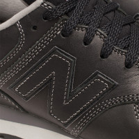 Кроссовки New Balance 574 мужские кожаные черные