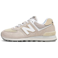 Кроссовки New Balance 574 женские бежевые с белым 