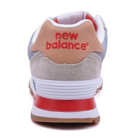 Кроссовки New Balance 574 женские бежевые с красным 