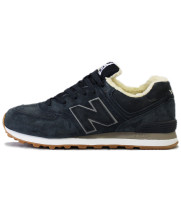 Кроссовки New Balance 574 Blue White с мехом