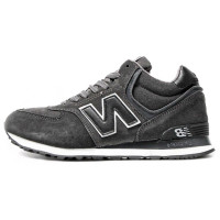 New Balance 574 High Grey Black White Winter