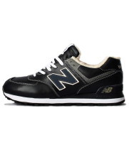 Кроссовки New Balance 574 Dark Blue с мехом
