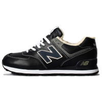 Кроссовки New Balance 574 Dark Blue с мехом