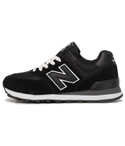 New Balance 574 Black (Reflective)