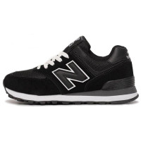 New Balance 574 Black (Reflective)