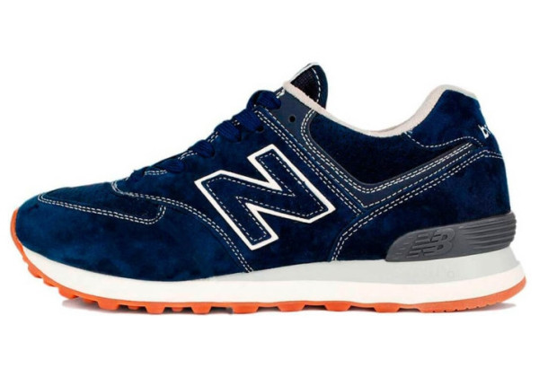 New Balance мужские кроссовки 574 (Denim) синие