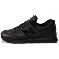 New Balance 574 Black Red зимние