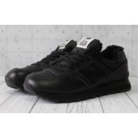 New Balance 574 Black Red зимние