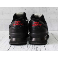 New Balance 574 Black Red зимние