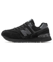 New Balance 574 All Black зимние