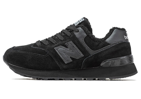 New Balance 574 All Black зимние