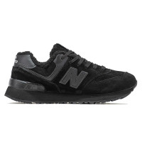 New Balance 574 All Black зимние