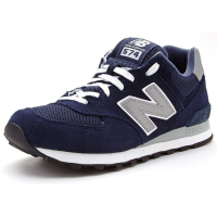 Кроссовки New Balance 574 с сеткой темно-синие 