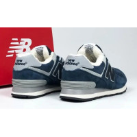 New Balance 574 Evergreen Blue с мехом