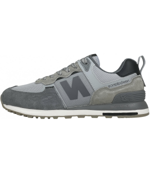 New Balance 574 Suede Gray and Silver