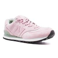 Кроссовки New Balance 574 розовые с серым