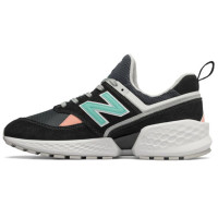 New Balance мужские кроссовки 574 Classic черные с голубым