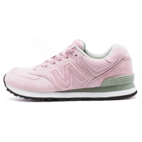 Кроссовки New Balance 574 розовые с серым