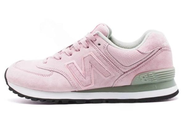 Кроссовки New Balance 574 розовые с серым