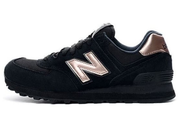 New Balance 574 Black With Steel