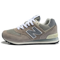 Кроссовки New Balance 574 темно-бежевый с серым