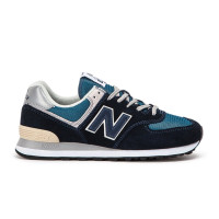 Кроссовки 574 New Balance (Нью Баланс) мужские Dark Blue (Grey)