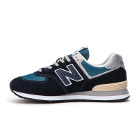 Кроссовки 574 New Balance (Нью Баланс) мужские Dark Blue (Grey)