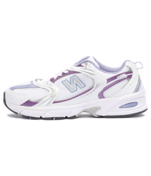 Кроссовки New Balance 530 белые с фиолетовым