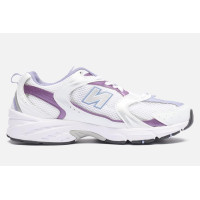 Кроссовки New Balance 530 белые с фиолетовым