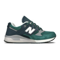 New Balance кроссовки 530 зеленые с темно-синем 