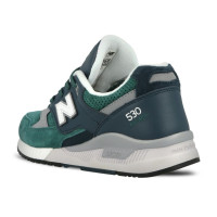 New Balance кроссовки 530 зеленые с темно-синем 