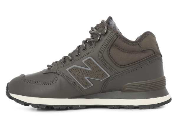 Кроссовки New Balance 574 оливковые зимние