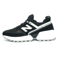 Кроссовки New Balance 574 черные с бежевым