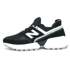 Кроссовки New Balance 574 черные с бежевым