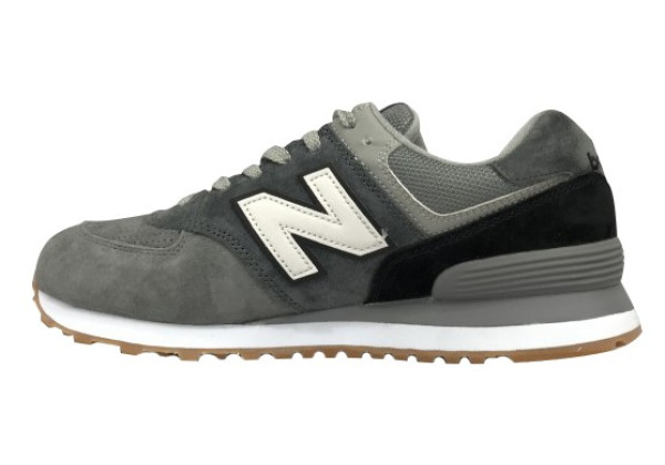 Кроссовки 574 New Balance серые с белым