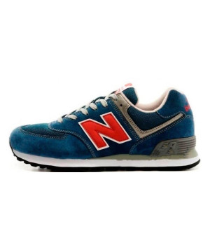 Кроссовки New Balance 574 красно-синие 