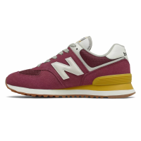 Кроссовки New Balance 574 Vintage Brights женские бордовые