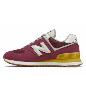 Кроссовки New Balance 574 Vintage Brights женские бордовые