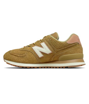 Кроссовки New Balance 574 Made In England коричневые с бежевым