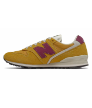 Кроссовки New Balance 996 желтые с бордовым