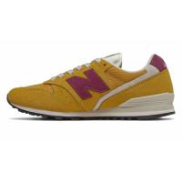 Кроссовки New Balance 996 желтые с бордовым