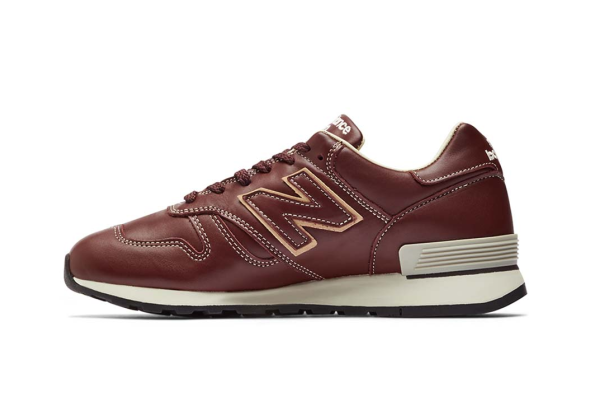 Кроссовки New Balance 670 Horween Made In UK кожаные коричневые