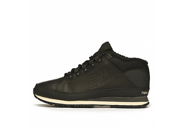 Кроссовки New Balance 754 Fur Leather с мехом черные