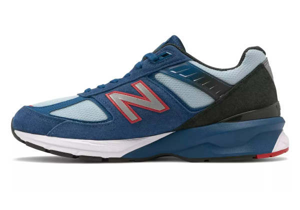 Кроссовки New Balance 990v5 синие с красным