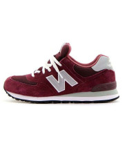 Кроссовки New Balance 996 бордовые с серым 